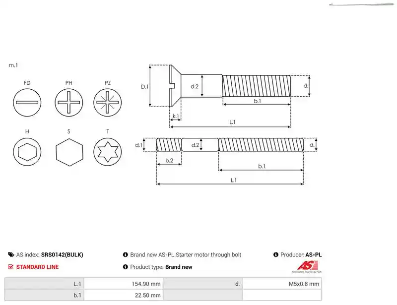 AS-PL SRS0142(BULK)