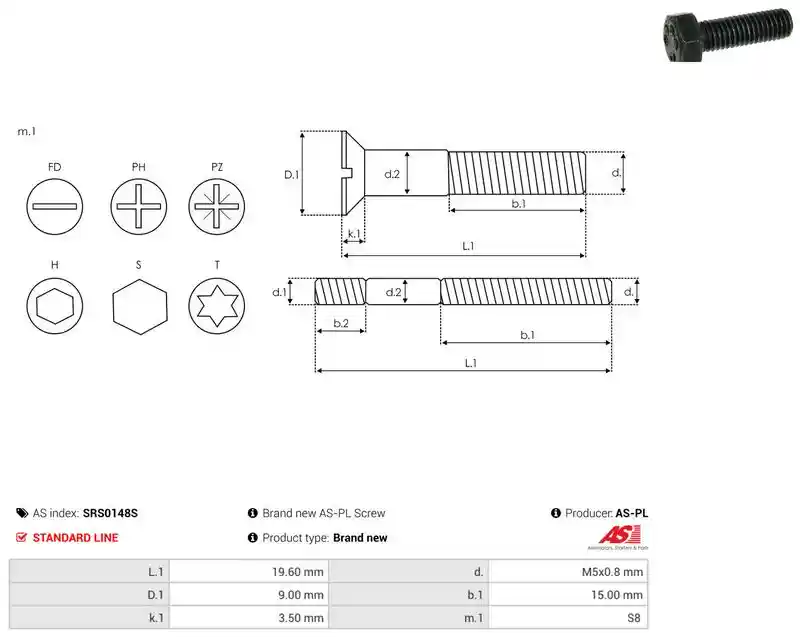 AS-PL SRS0148S