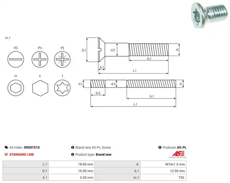 AS-PL SRS0151S