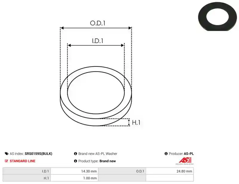 AS-PL SRS0159S(BULK)