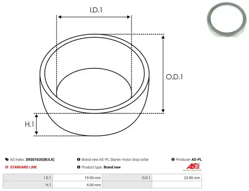 AS-PL SRS0163S(BULK)