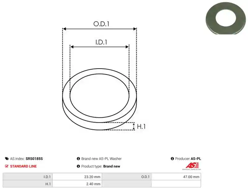 AS-PL SRS0185S