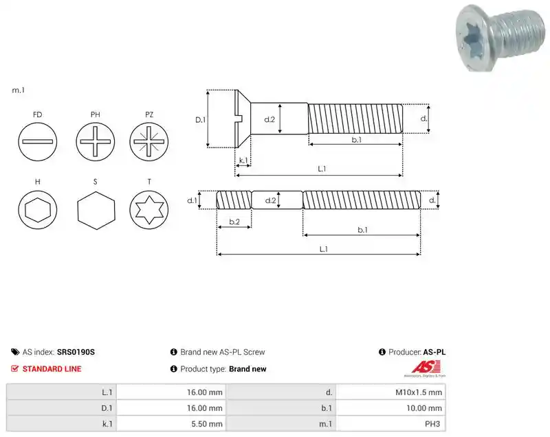 AS-PL SRS0190S