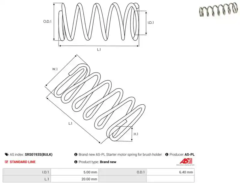 AS-PL SRS0193S(BULK)