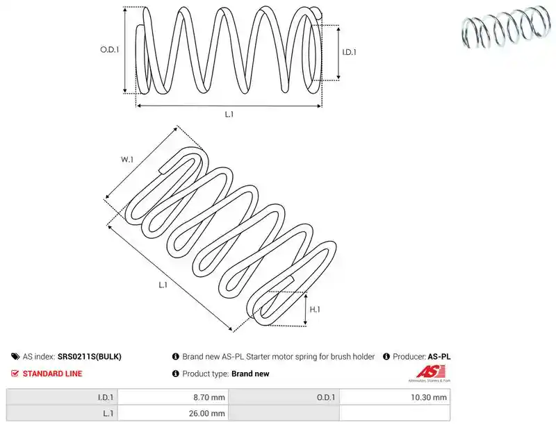 AS-PL SRS0211S(BULK)