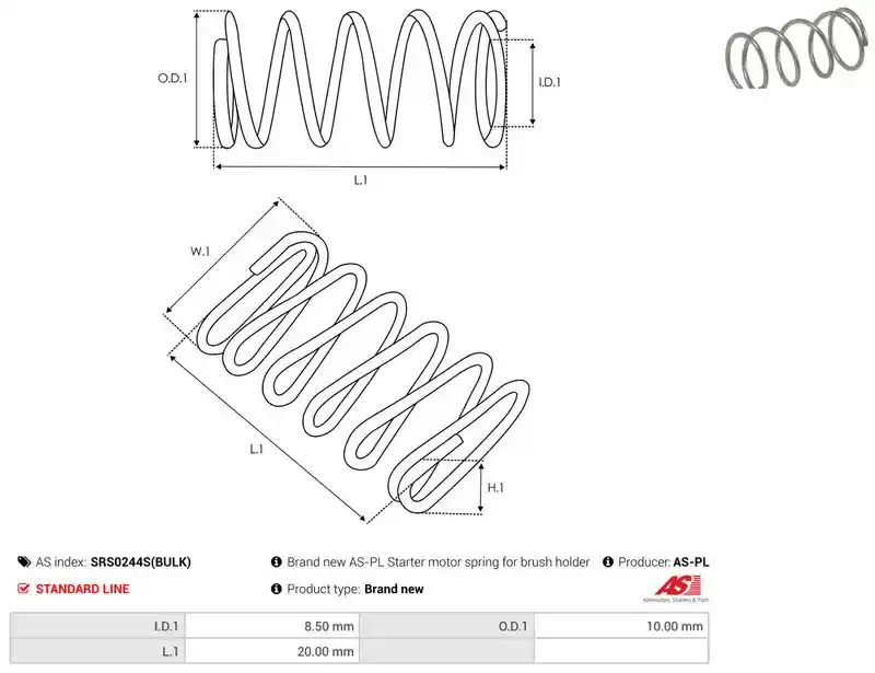 AS-PL SRS0244S(BULK)