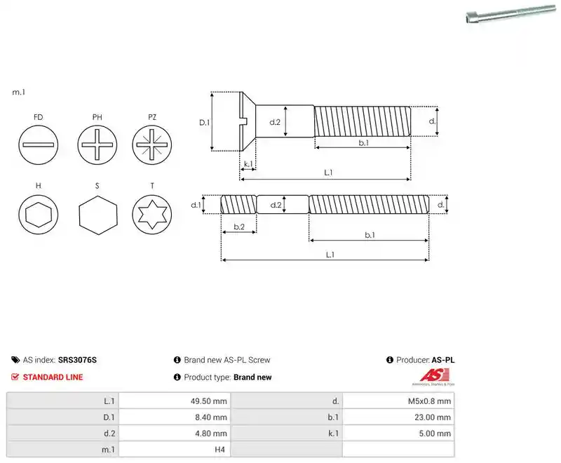 AS-PL SRS3076S