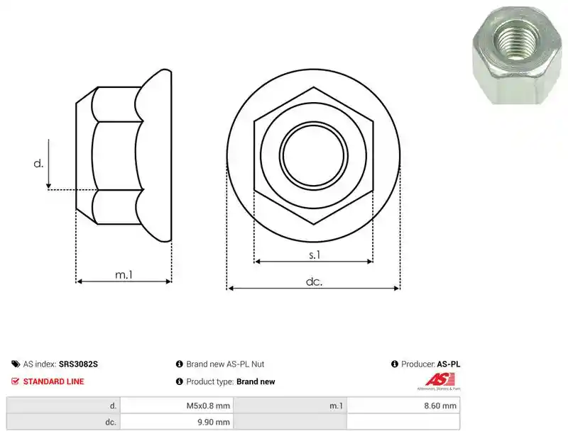 AS-PL SRS3082S