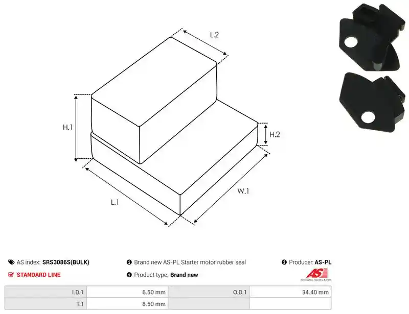AS-PL SRS3086S(BULK)