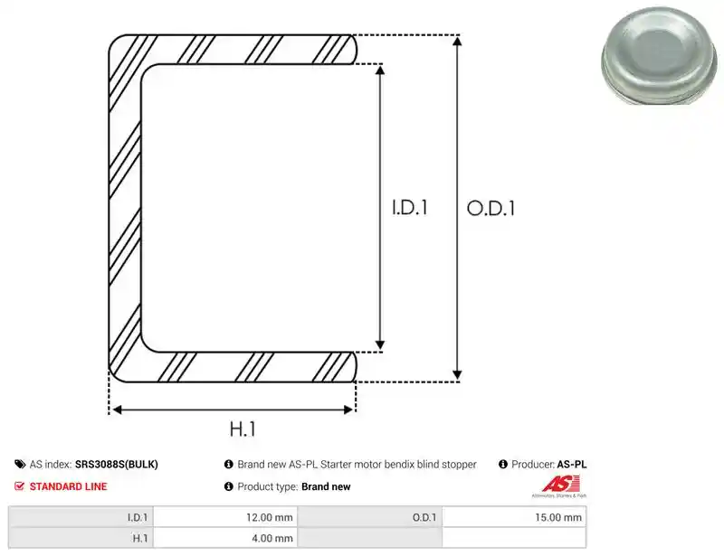 AS-PL SRS3088S(BULK)