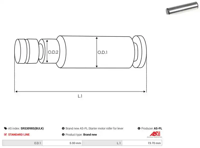 AS-PL SRS3098S(BULK)