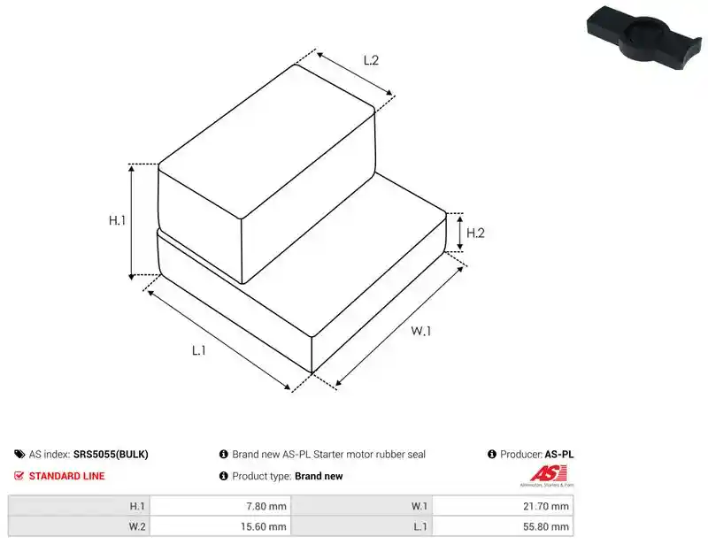 AS-PL SRS5055(BULK)