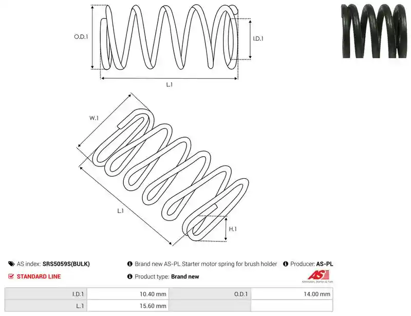 AS-PL SRS5059S(BULK)