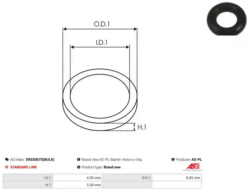 AS-PL SRS5067S(BULK)
