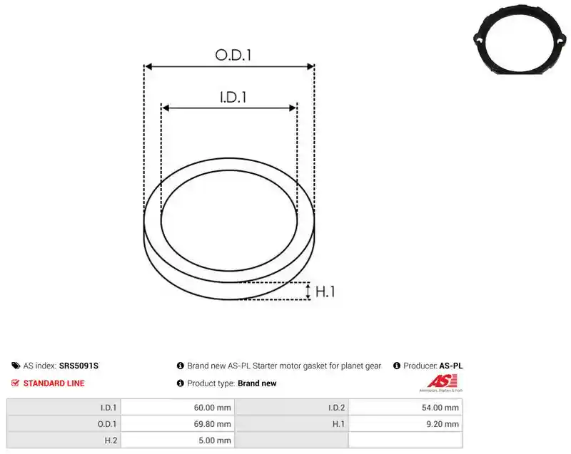 AS-PL SRS5091S