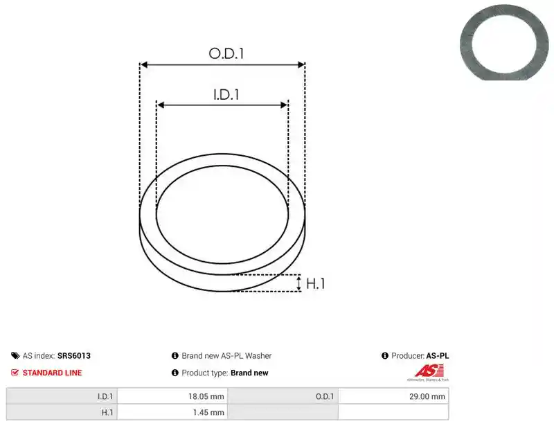AS-PL SRS6013