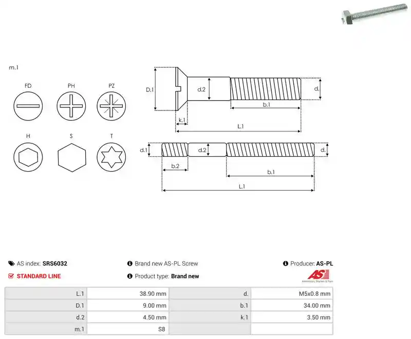AS-PL SRS6032