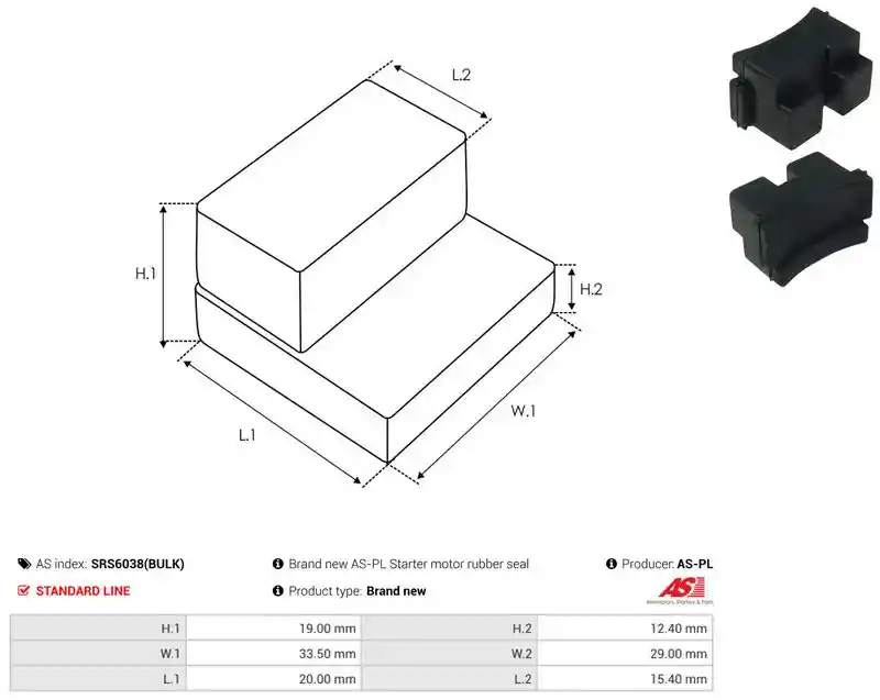 AS-PL SRS6038(BULK)