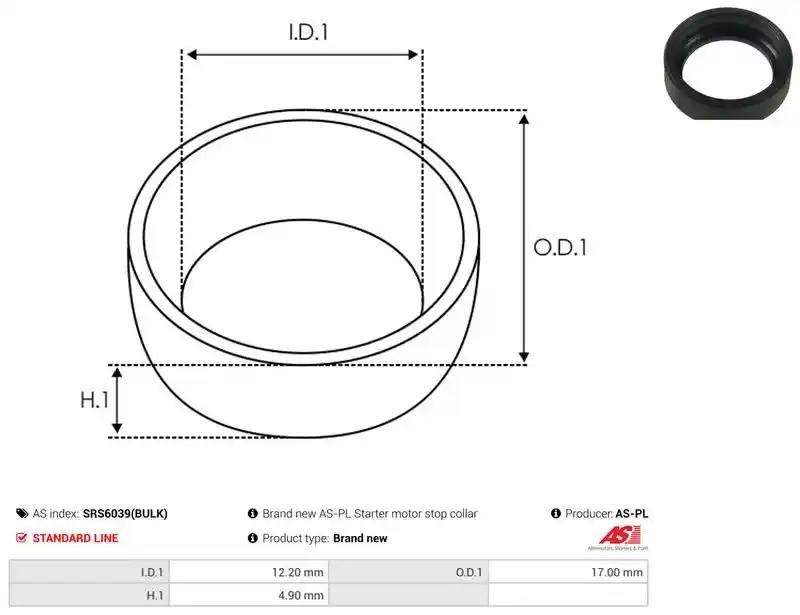 AS-PL SRS6039(BULK)