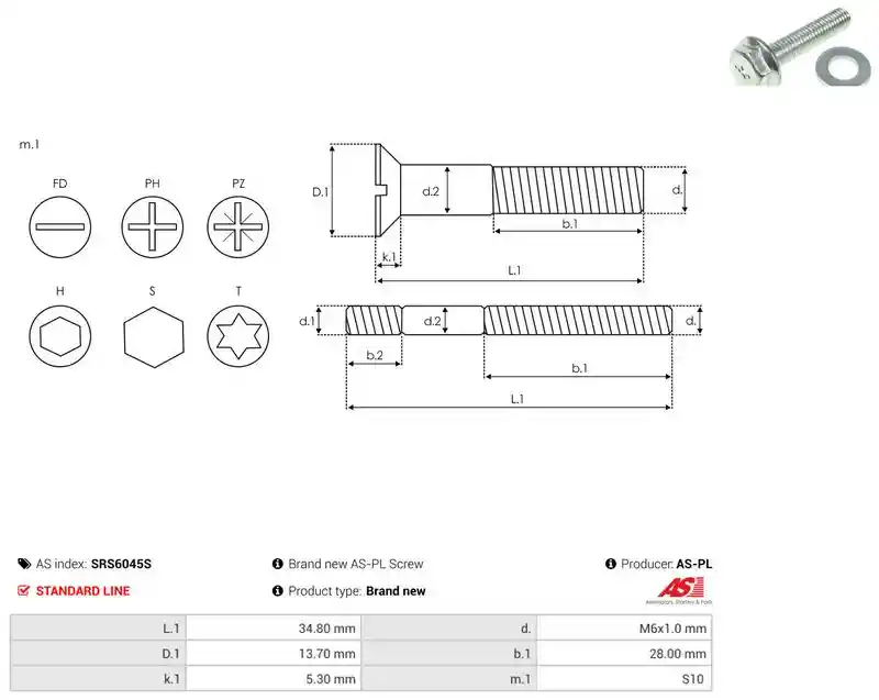 AS-PL SRS6045S
