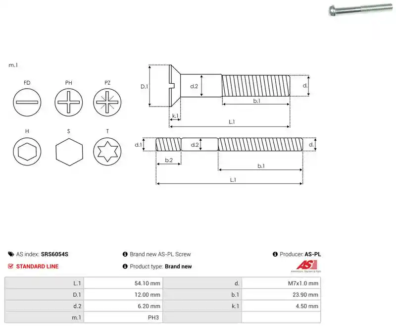 AS-PL SRS6054S