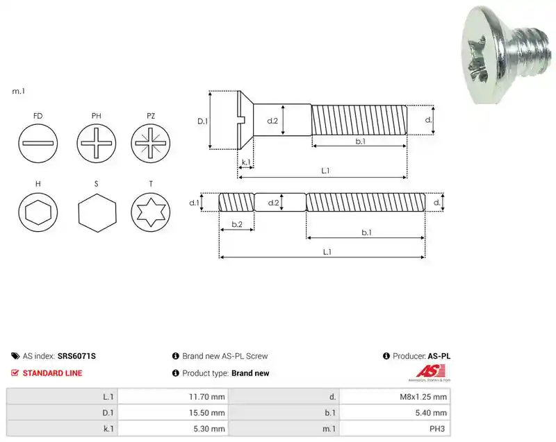 AS-PL SRS6071S