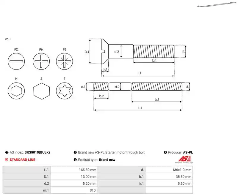 AS-PL SRS9010(BULK)