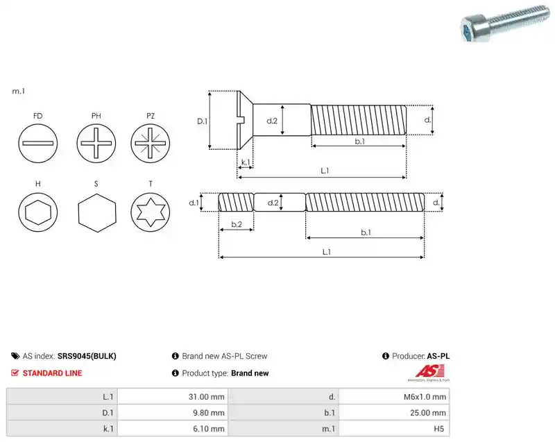 AS-PL SRS9045(BULK)