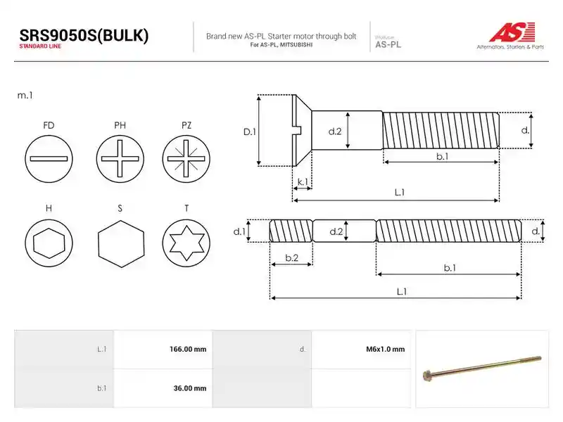 AS-PL SRS9050S(BULK)