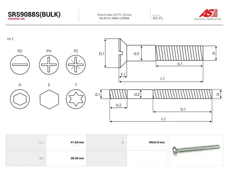 AS-PL SRS9088S(BULK)