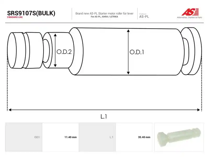 AS-PL SRS9107S(BULK)