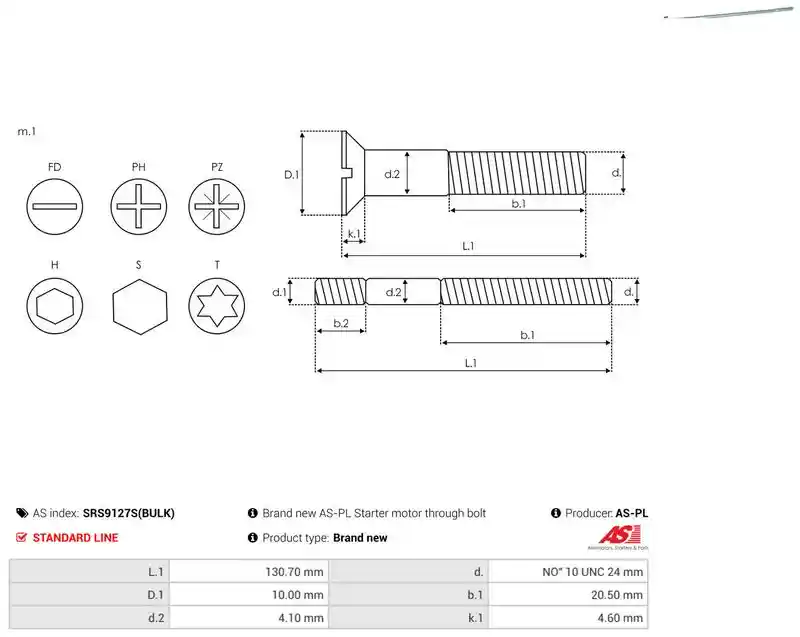 AS-PL SRS9127S(BULK)