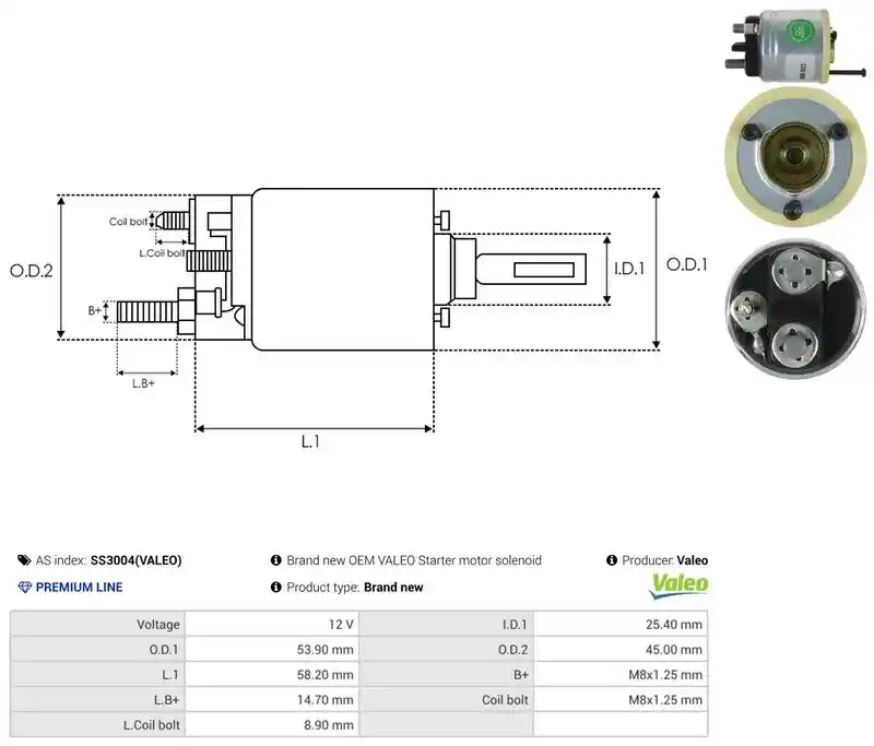 AS-PL SS3004(VALEO)