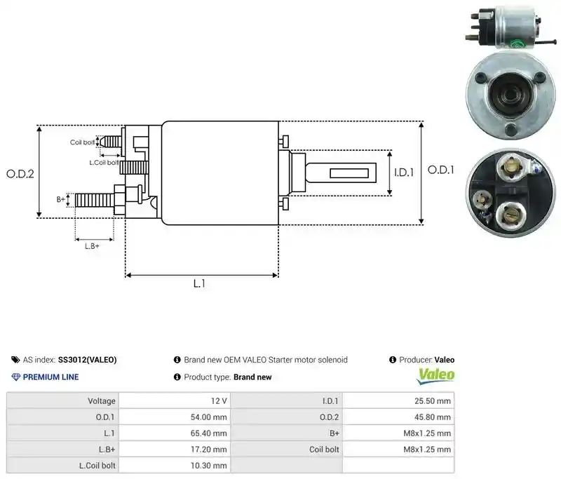 AS-PL SS3012(VALEO)