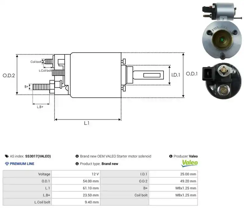 AS-PL SS3017(VALEO)