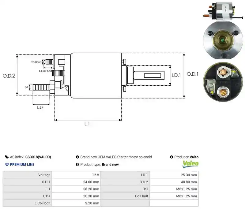 AS-PL SS3018(VALEO)