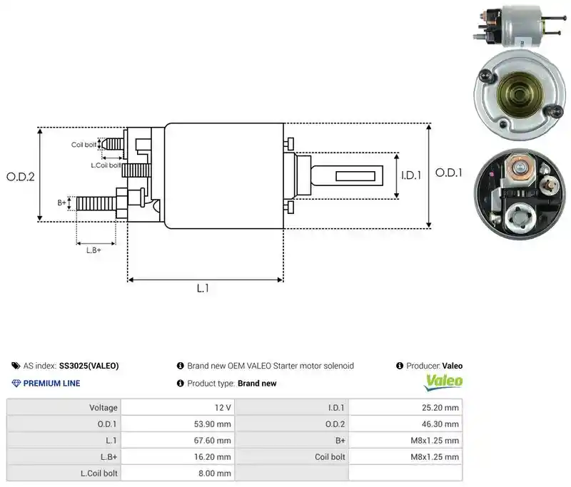 AS-PL SS3025(VALEO)