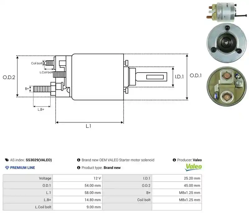 AS-PL SS3029(VALEO)