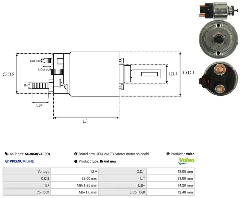 AS-PL SS3058(VALEO)