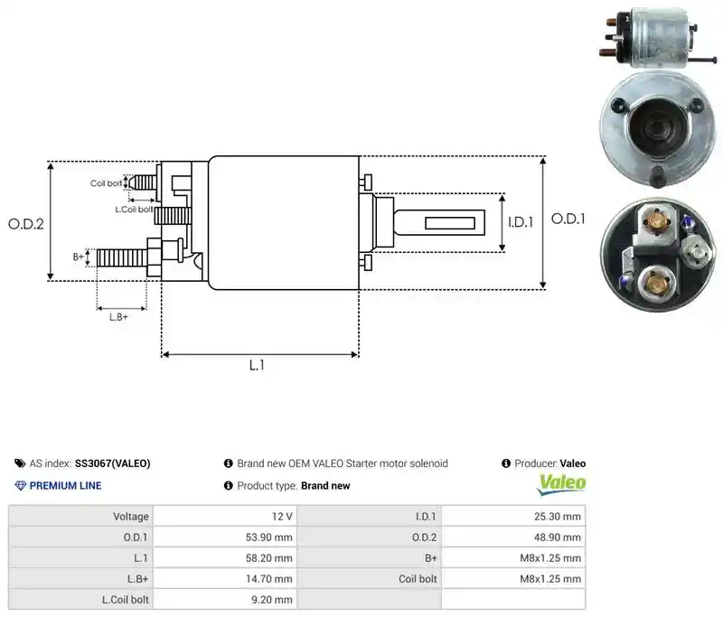 AS-PL SS3067(VALEO)
