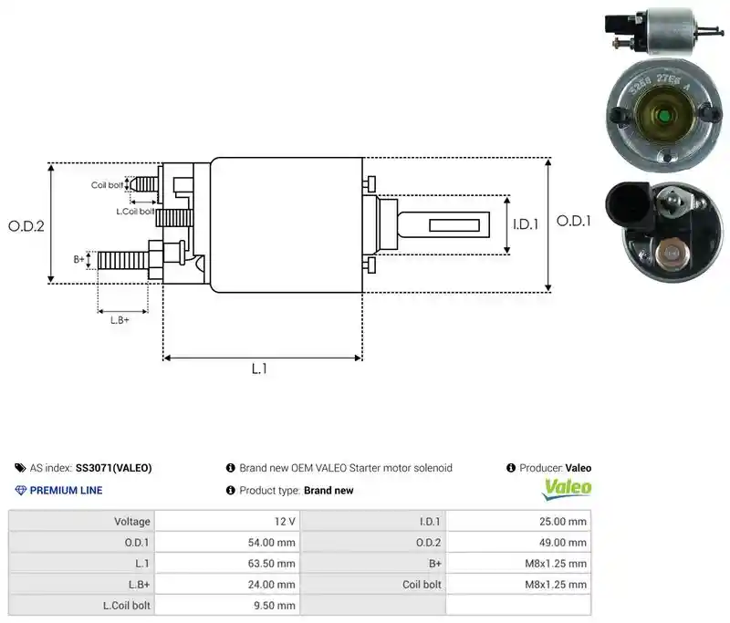 AS-PL SS3071(VALEO)
