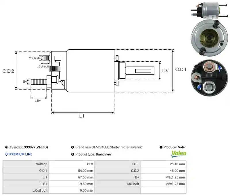 AS-PL SS3072(VALEO)
