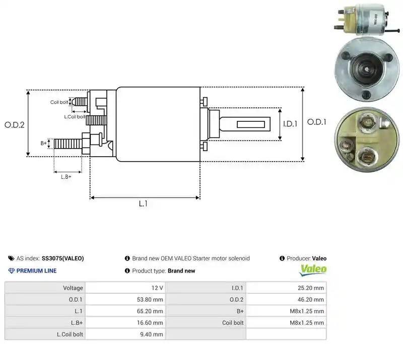 AS-PL SS3075(VALEO)