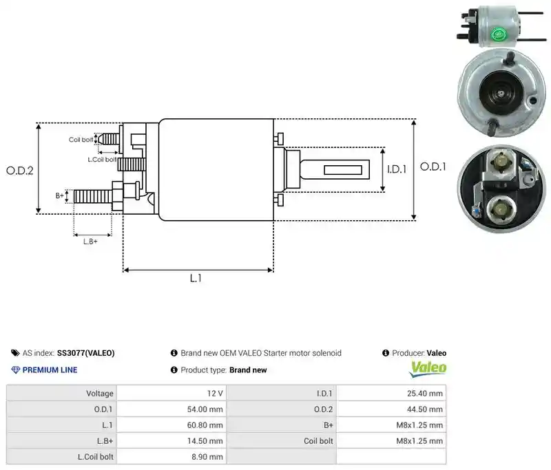 AS-PL SS3077(VALEO)