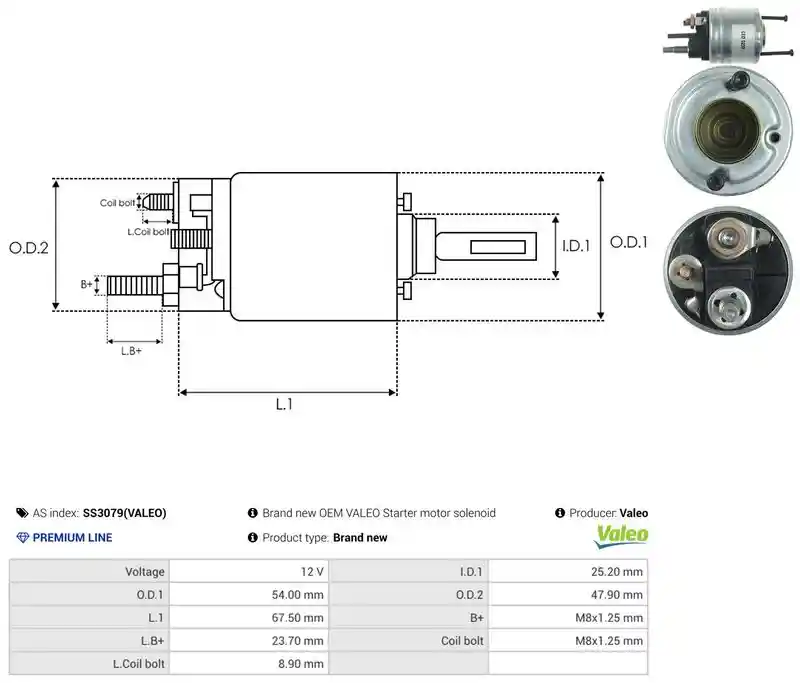AS-PL SS3079(VALEO)