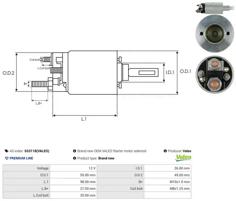 AS-PL SS3118(VALEO)