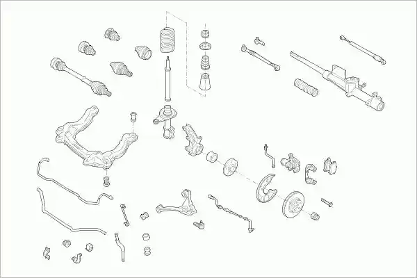 BOGE AUDI-80B3-FB001