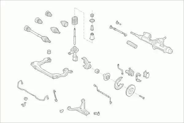 BOGE AUDI-80B4-FB009