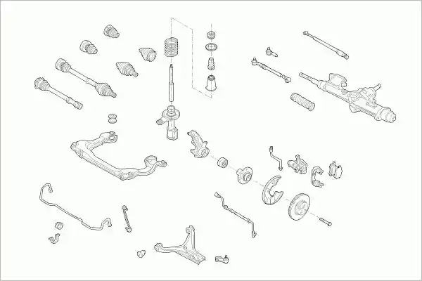 BOGE AUDI-80B4-FB012