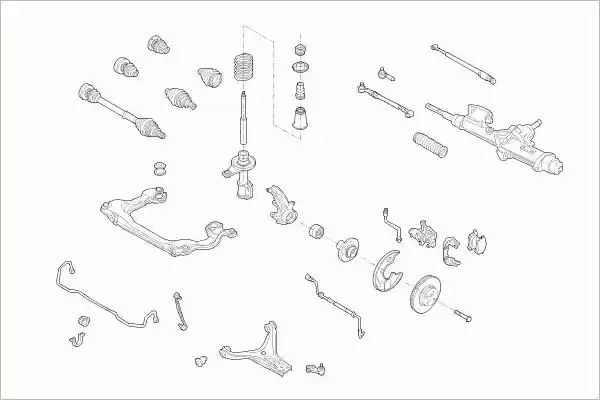 BOGE AUDI-80B4-FB017